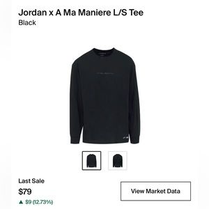 Jordan A Ma Maniere NWOT Long Sleeve Tee